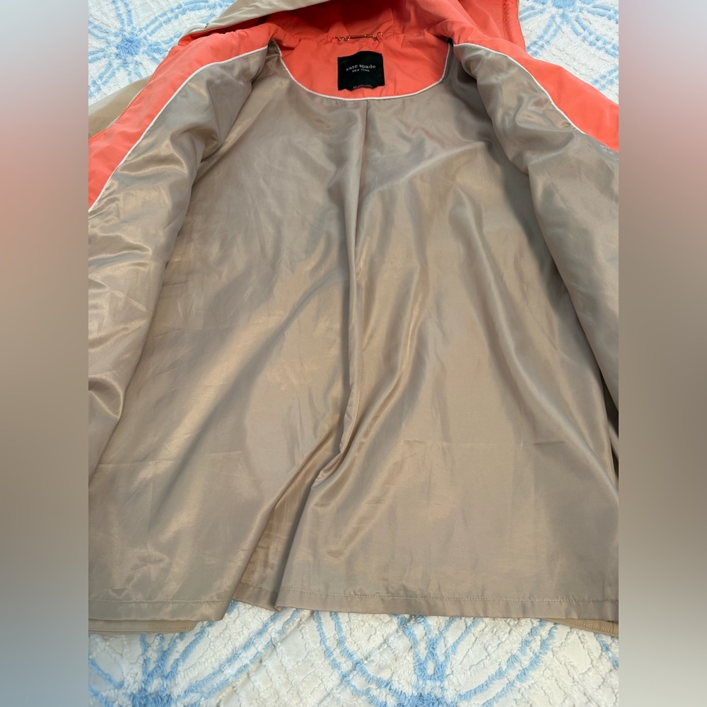 Kate Spade water resistant hooded rain jacket XXL - Picture 6 of 11